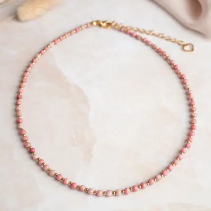 Naszyjnik Choker z Thulitem z LIMITOWANĄ zawieszką