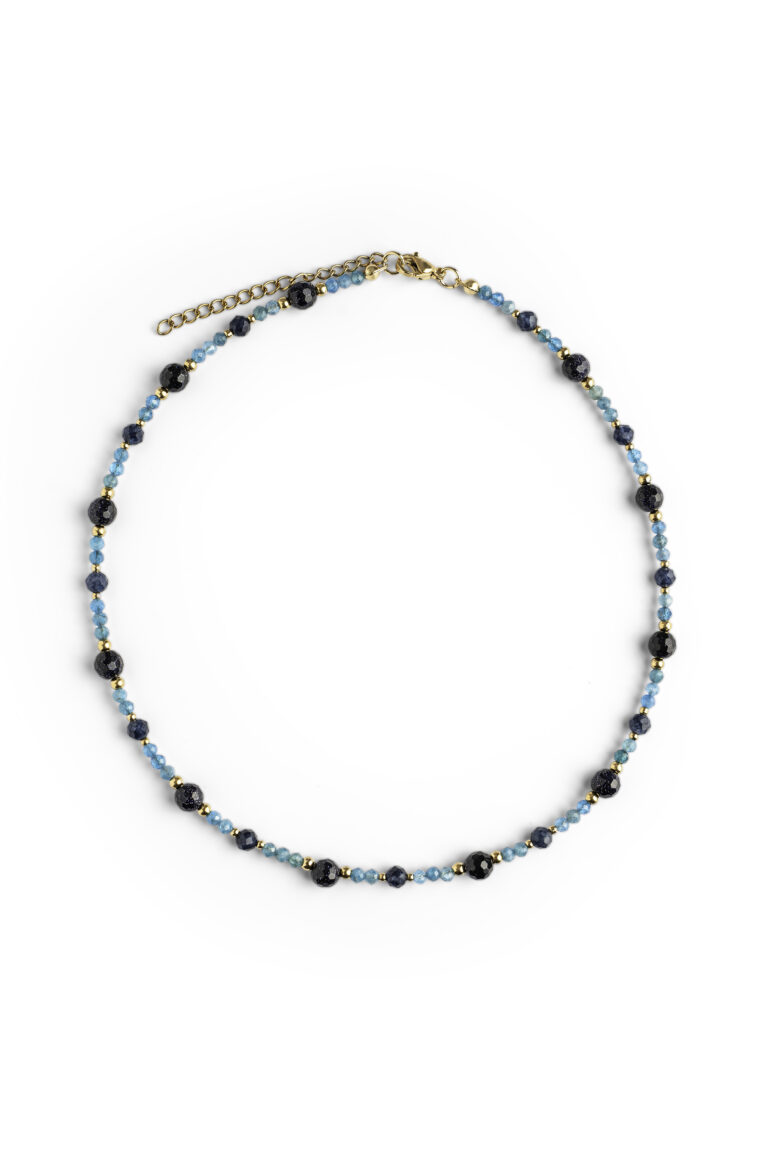 Naszyjnik Choker z Nocą Kairu, Apatytem