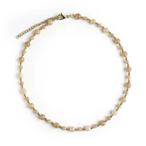 Naszyjnik Choker z Kamieniem Słonecznym