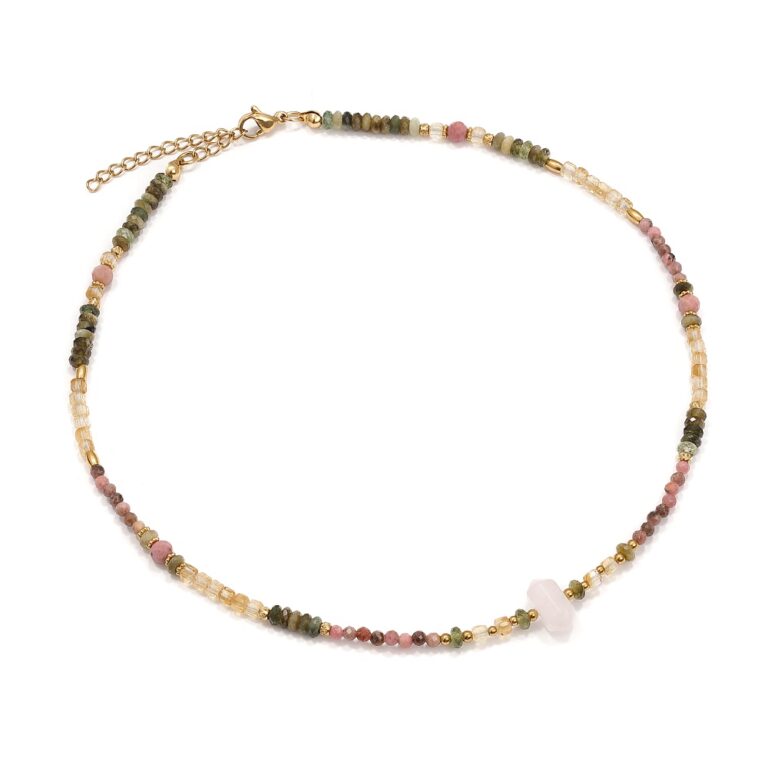 Naszyjnik Choker z Czarnym Turmalinem z LIMITOWANĄ zawieszką
