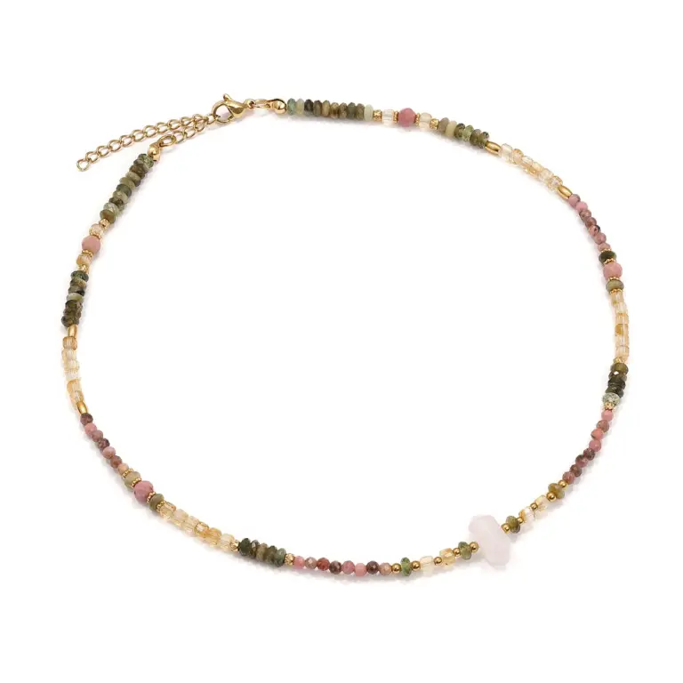 Naszyjnik Choker z Czarnym Turmalinem z LIMITOWANĄ zawieszką